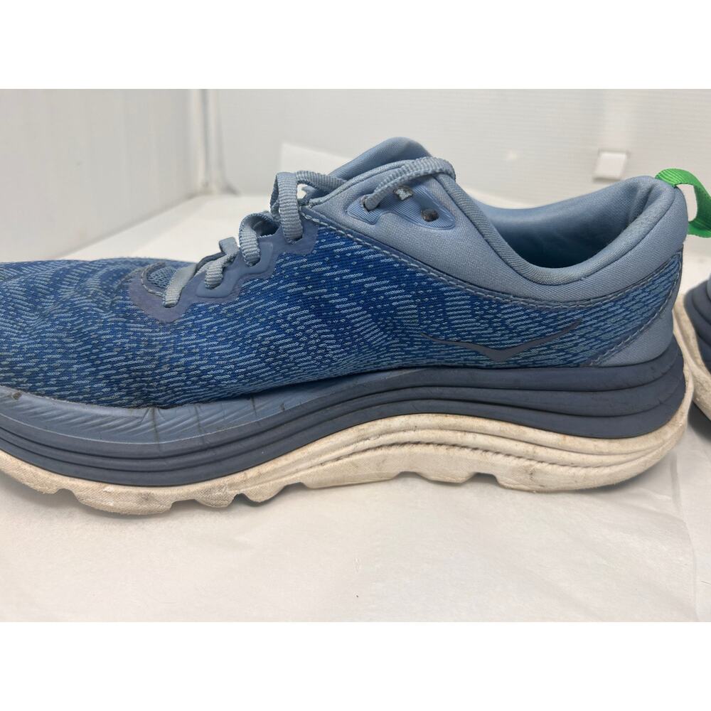 HOKA One One Gaviota Running Shoes Blue Mens Size 9.5 Cushioned - Picture 2 of 9